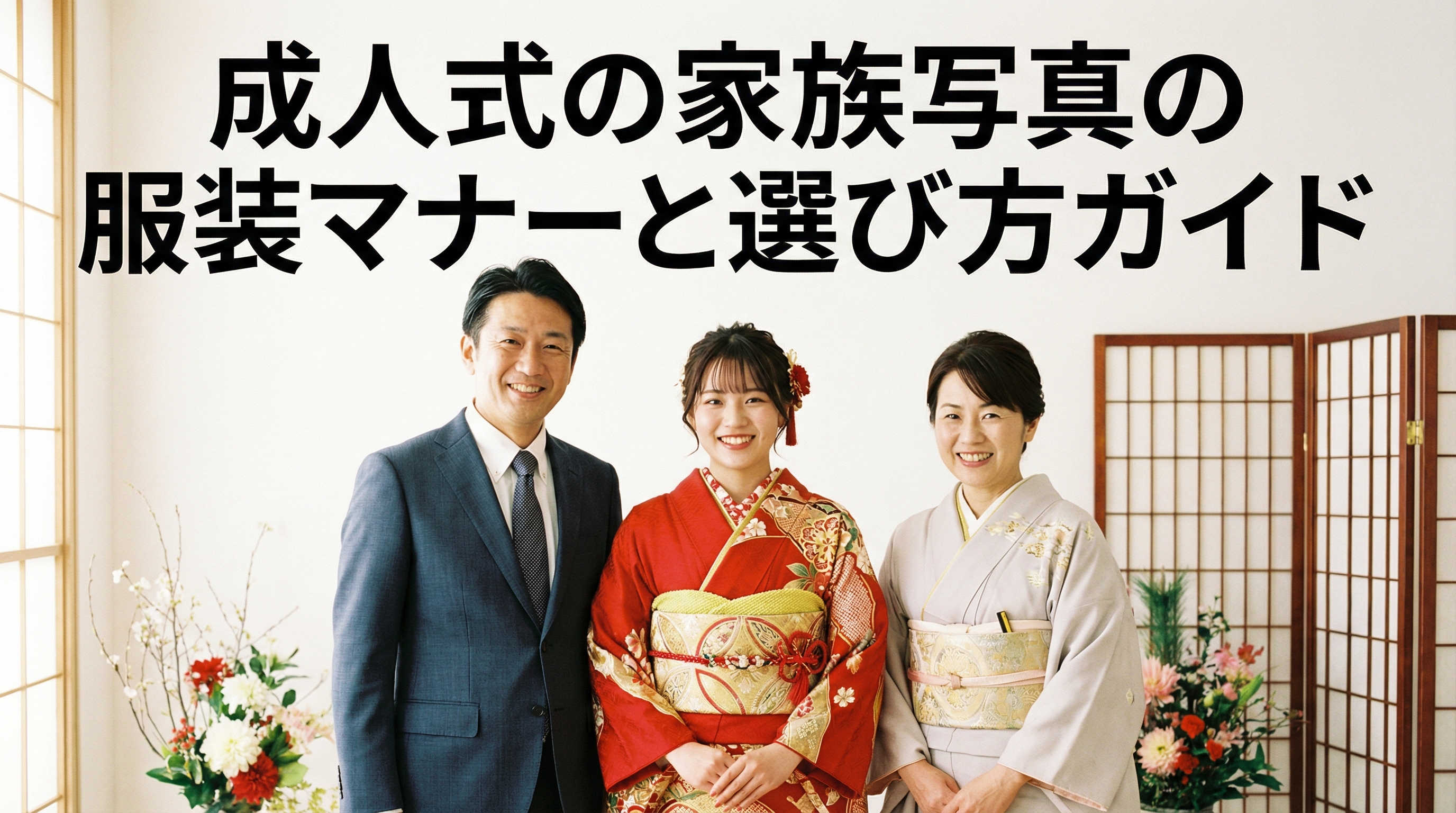 成人式の家族写真の服装マナーと選び方ガイド