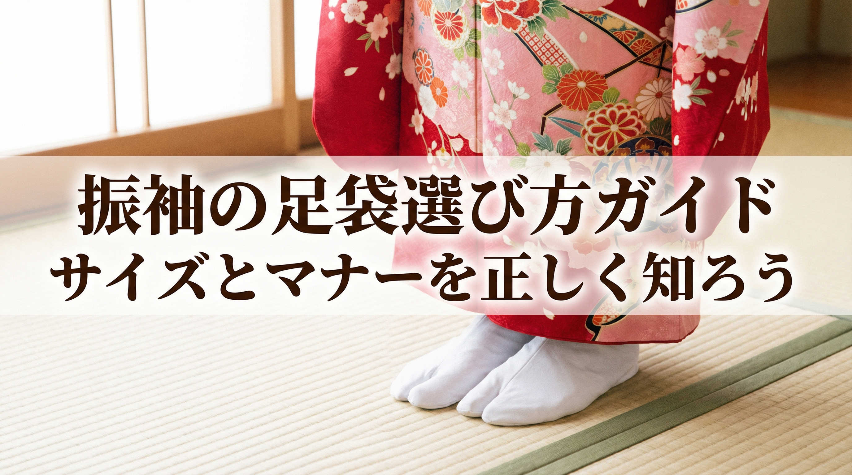 振袖の足袋選び方ガイド サイズとマナーを正しく知ろう