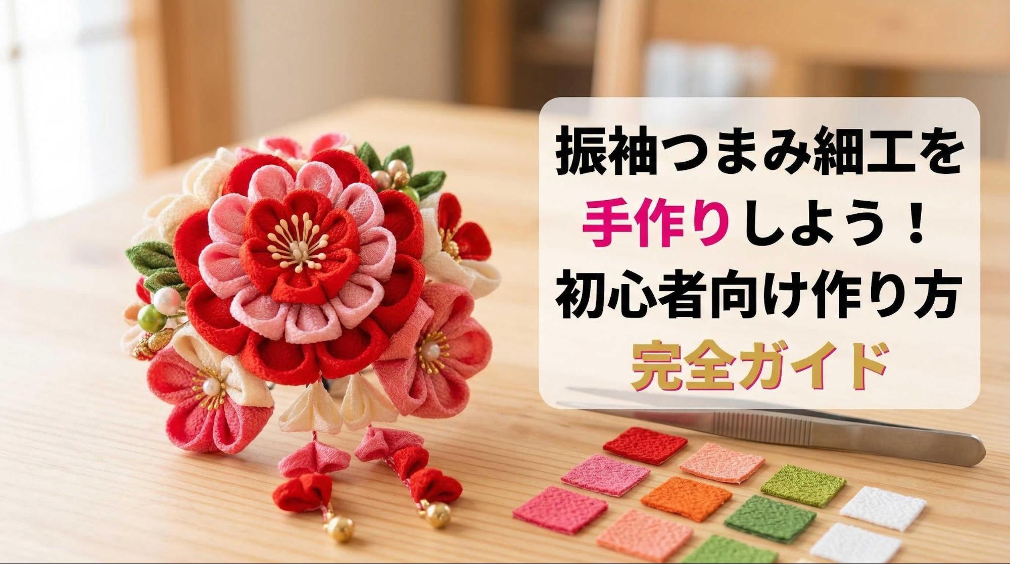 振袖つまみ細工を手作りしよう！初心者向け作り方完全ガイド