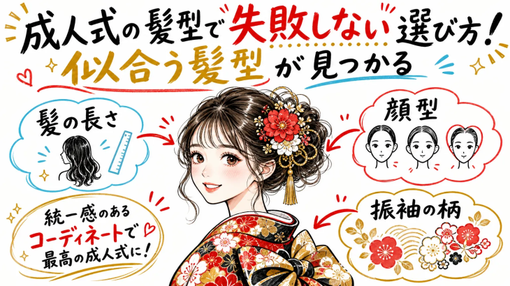 成人式の髪型で失敗しない選び方！似合う髪型が見つかる