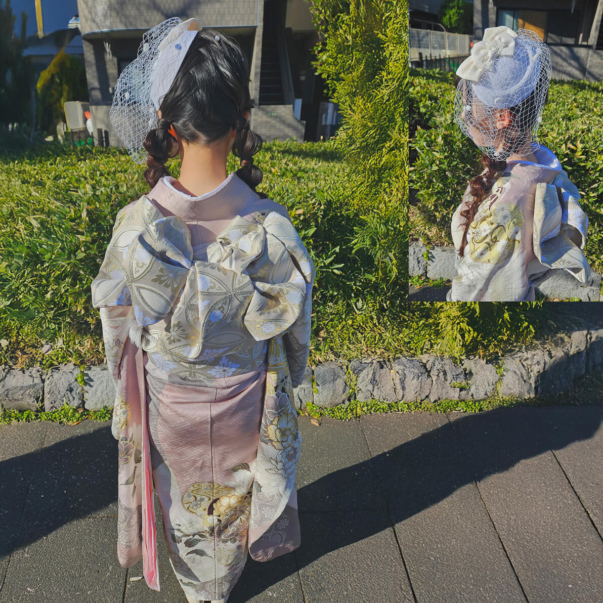 振袖の帽子コーデスタイル「うめ」さんの髪型