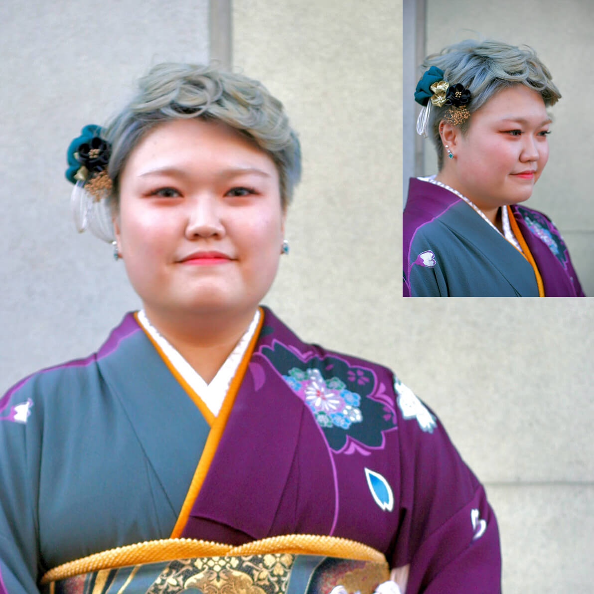 振袖のショートスタイル「花心」さんの髪型