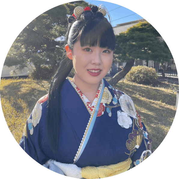 振袖コーデの小物使いサンプル集！ブラウンファーのショール