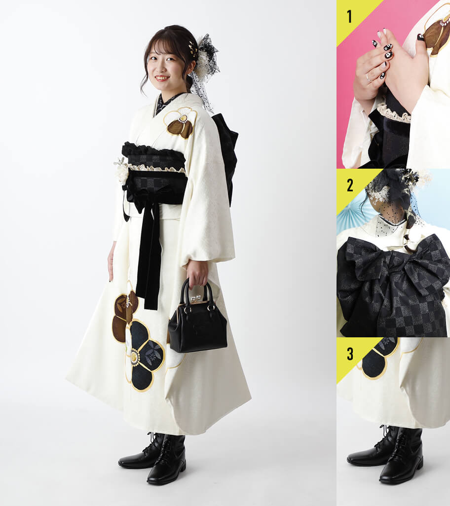 個性的成人式振袖コーデレシピ「haru」さんの着こなし