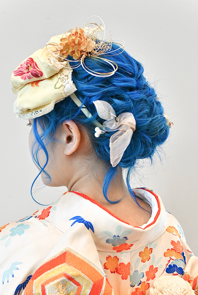 乙女さんのヘアスタイル（後ろ姿）