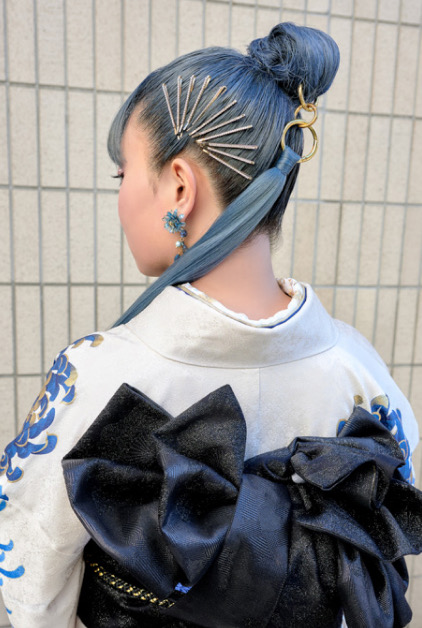 はなさんのヘアスタイル（後ろ姿）